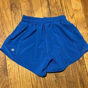 Low Rise Lululemon Shorts Royal Blue Size 2
